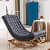 Rocking Cushion Chair (Grey) - top_view