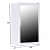 Bourget Bathroom Mirror Cabinet In White - left_view