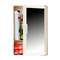 Bourget Bathroom Mirror Cabinet In Beige - photo