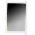 Bourget Bathroom Mirror Cabinet In Beige - front_view