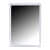 Bourget Bathroom Mirror Cabinet In White - front_view