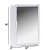 Bourget Bathroom Mirror Cabinet In White - left_view