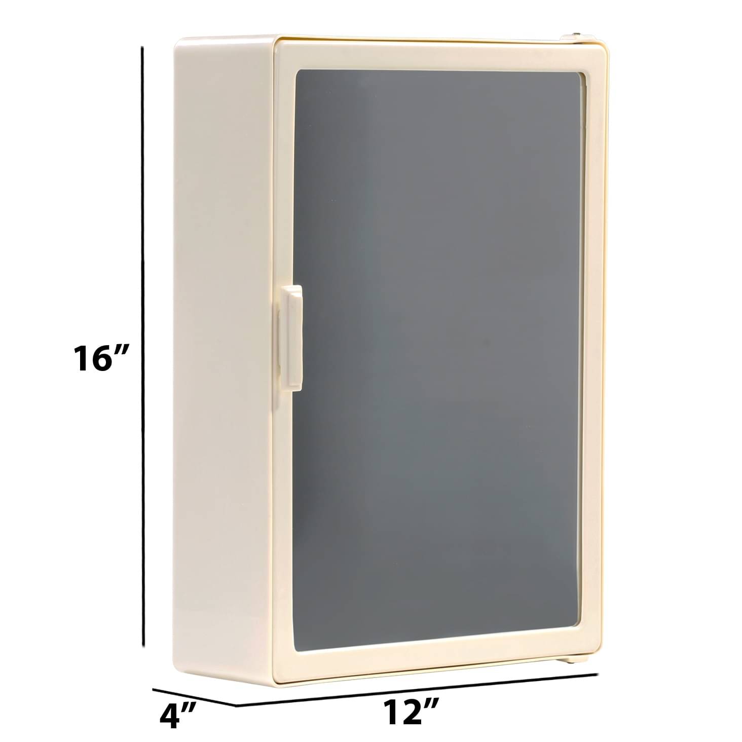 Bourget Bathroom Mirror Cabinet In Beige