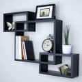 Wall Shelf Intersecting  Shelves Wall - photo