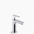 Single-control Pillar Lavatory Faucet In Polished Chrome K-72326IN-4-CP - front_view