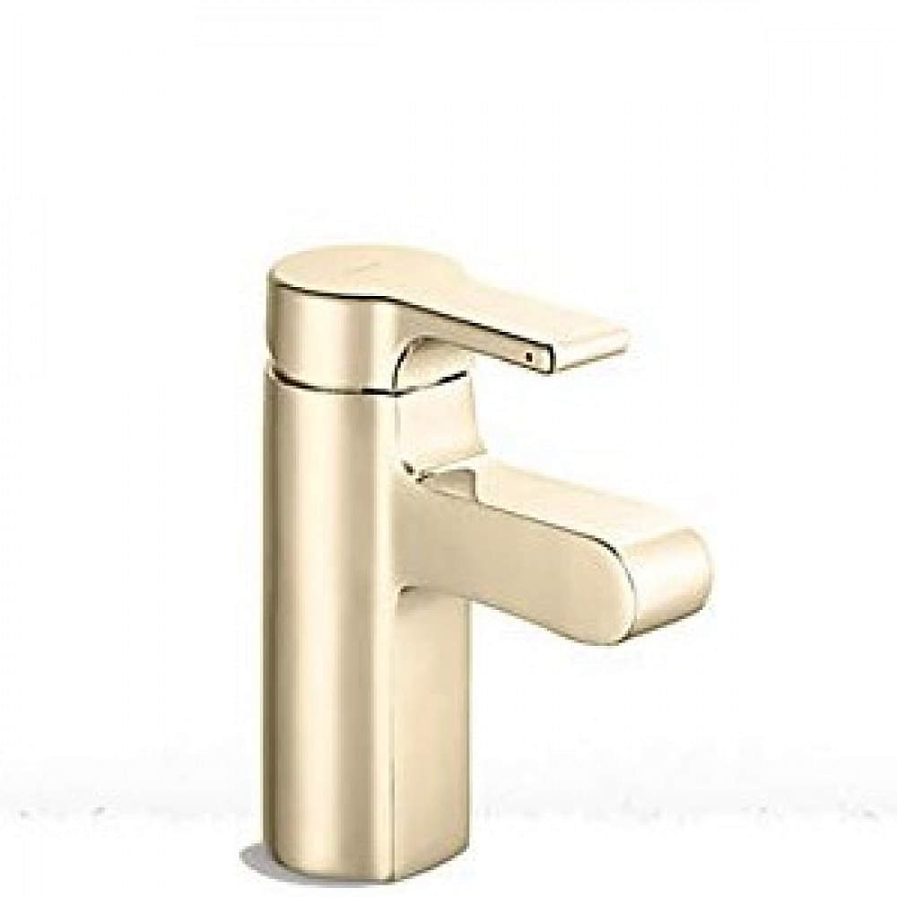 Singulier Lav Faucet Basin Mixer, Without Drain (Vibrant French Gold) - photo