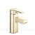 Singulier Lav Faucet Basin Mixer, Without Drain (Vibrant French Gold) - top_view
