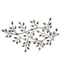 Iron Golden Leaves  Wall Hanging  Art - photo