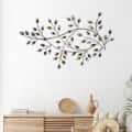 Iron Golden Leaves  Wall Hanging  Art - front_view