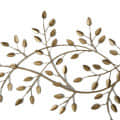 Iron Golden Leaves  Wall Hanging  Art - top_view