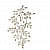 Iron Golden Leaves  Wall Hanging  Art - rear_view