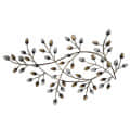 Iron Golden Leaves  Wall Hanging  Art - left_view