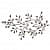 Iron Golden Leaves  Wall Hanging  Art - left_view