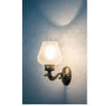 Wall Lamp | 40Watt | Gold & Aluminium Finish - front_view