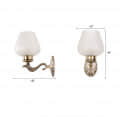 Wall Lamp | 40Watt | Gold & Aluminium Finish - top_view