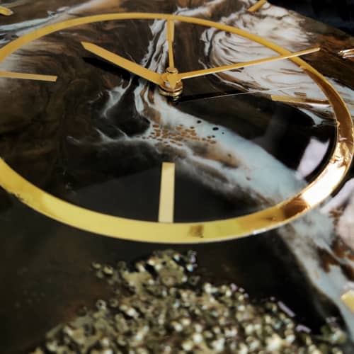 Resin Wall Clock 12 Inch Round trdc010