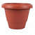 ROUND GARDENING FLOWER POT (PACK OF 10 ) 10 INCHES - rear_view