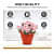 Round Heavy Duty Plastic Gardening Flower Pots (Pack of 5) - top_view