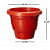 Heavy Duty Plastic  Flower Pots - top_view