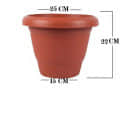 Round Shape Gradening Planters Pots - left_view