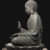 Buddha Sculpture In Golden Brown Colour - front_view