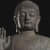 Buddha Sculpture In Golden Brown Colour - top_view