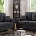 Furny Brooks Fabric 5 Seater Sofa Set - rear_view