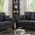 Furny Brooks Fabric 5 Seater Sofa Set - rear_view