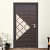 Designer Mica Walnut Brown Door - rear_view