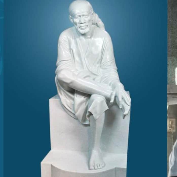 Sai baba moorti - rear_view