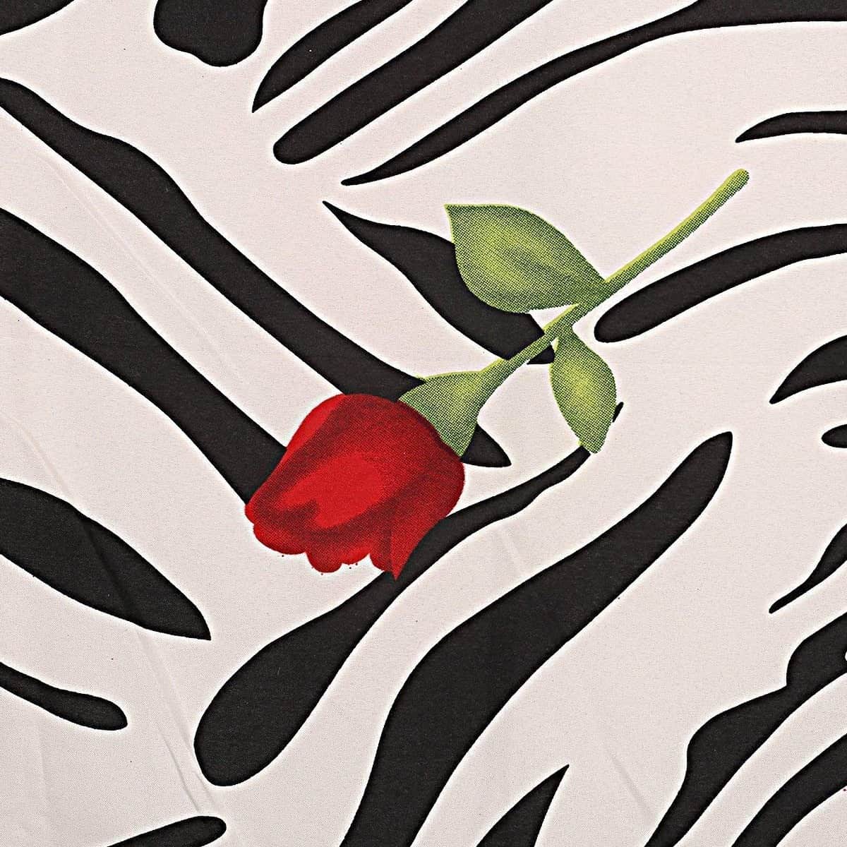 Zebra Print Quilt - top_view
