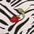 Zebra Print Quilt - top_view