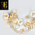 Gold Flower Wall Art Decorative - photo