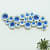 Wrought Iron Blue Lagoon Sculpture Wall Decorative - photo