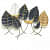 Multicolour Zoey Metal Wall Art - front_view