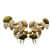 Multicolored Wrought Luv Ginko Left & Right Metal Wall Art - front_view