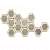 Gold Malini Decorative Metal Wall Art - front_view