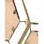 Gold Malini Decorative Metal Wall Art - rear_view