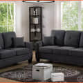 Furny Brooks Fabric 5 Seater Sofa Set - photo