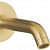 Showerhead, Vibrant Brushed Modern Brass - top_view