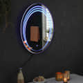 Oval LED  Wall Mirror - photo