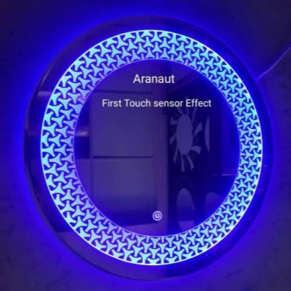 LED Glass Round Mirror Light - photo