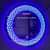 LED Glass Round Mirror Light - front_view