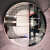 LED Glass Round Mirror Light - left_view