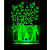 3D  NIGHTLAMP In Tree Shape - top_view