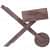 Flower Planter Pot Stand with Wheels for Garden Patio Backyard Mango Wood Home & Garden Decor - top_view