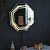 LED Octagon  Wall Mirror in Yellow Colour - photo