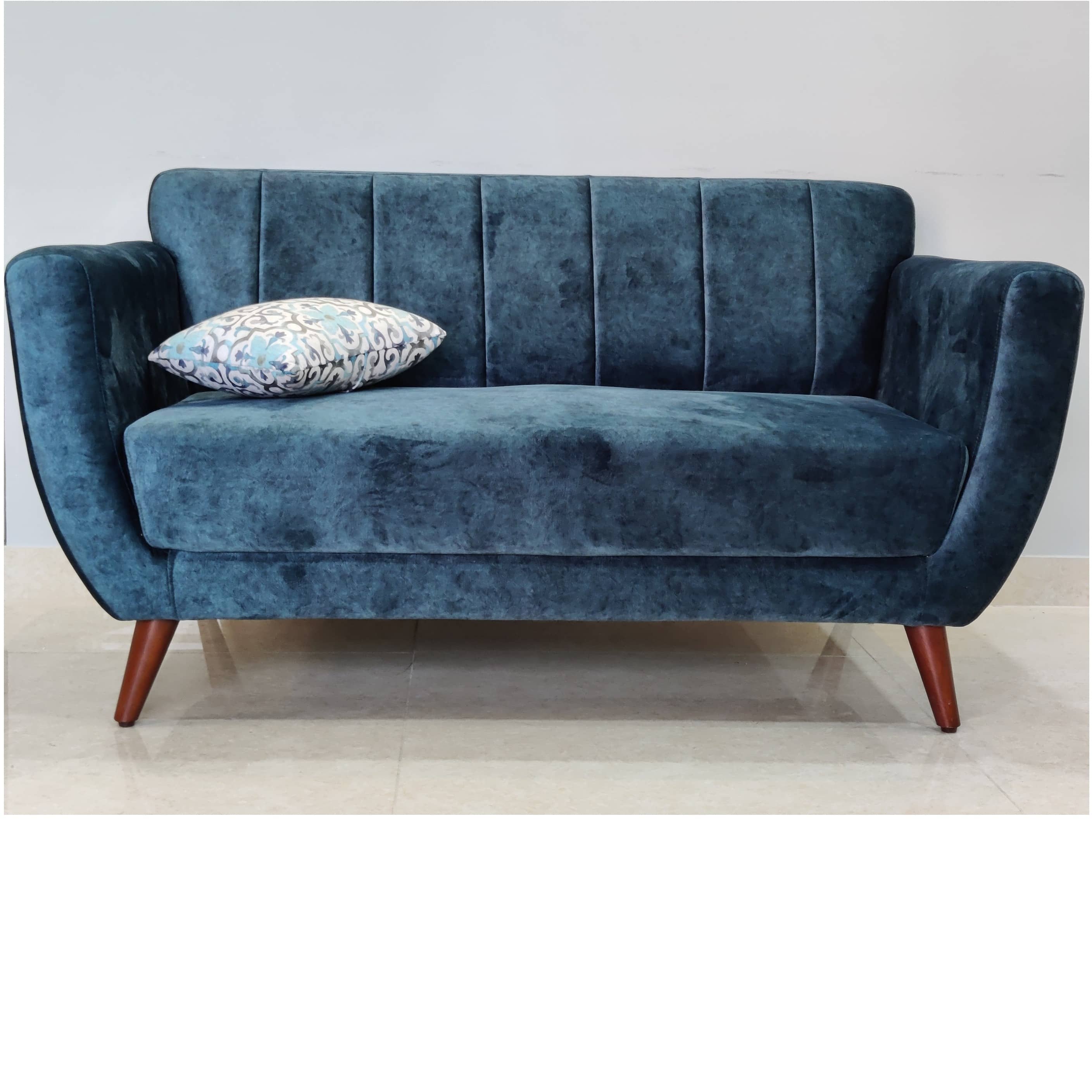 Dave 3 Seater Sofa in Blue Colour