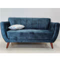 Dave 3 Seater Sofa in Blue Colour - front_view