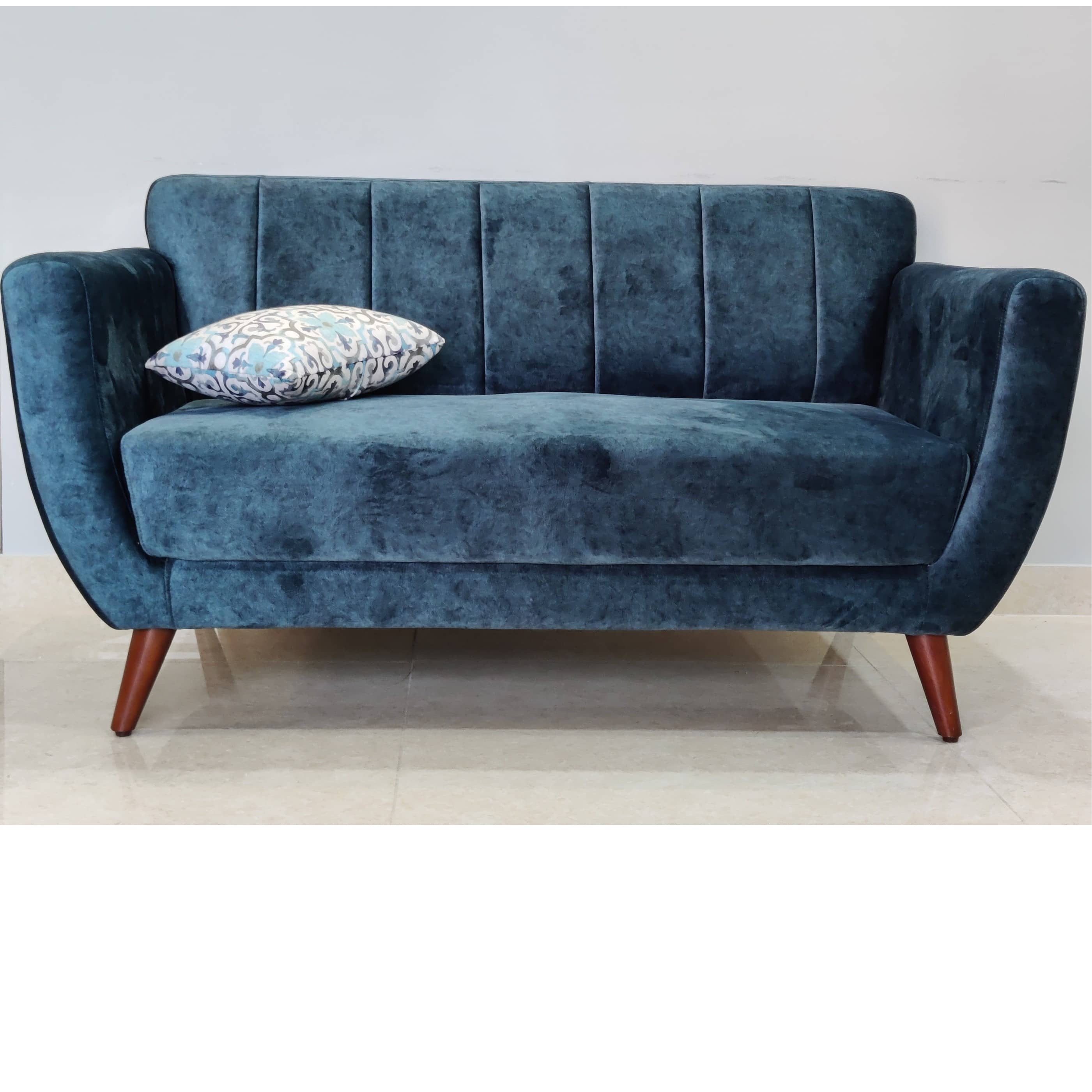 Dave 3 Seater Sofa in Blue Colour